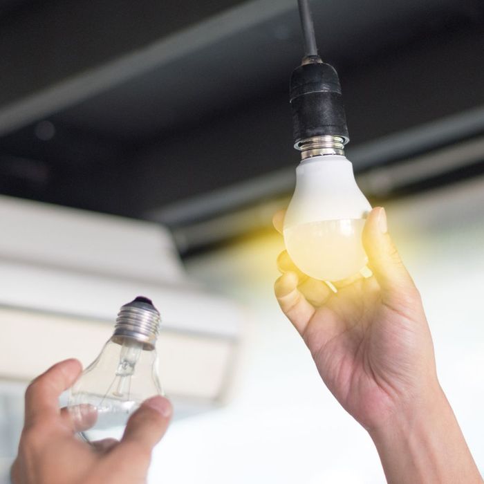 installing LED light bulbs